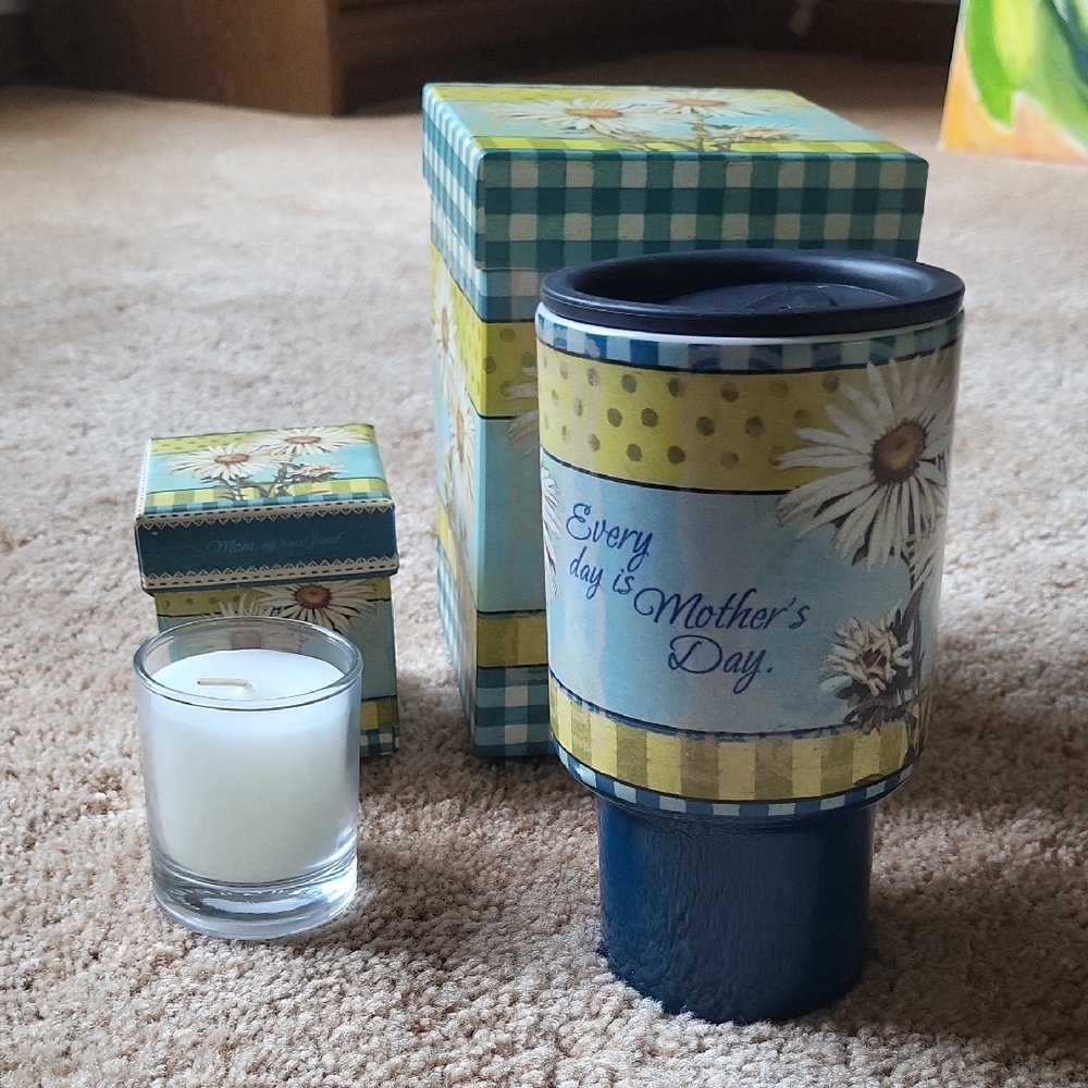 Lang Floral Candle And Travel Mug